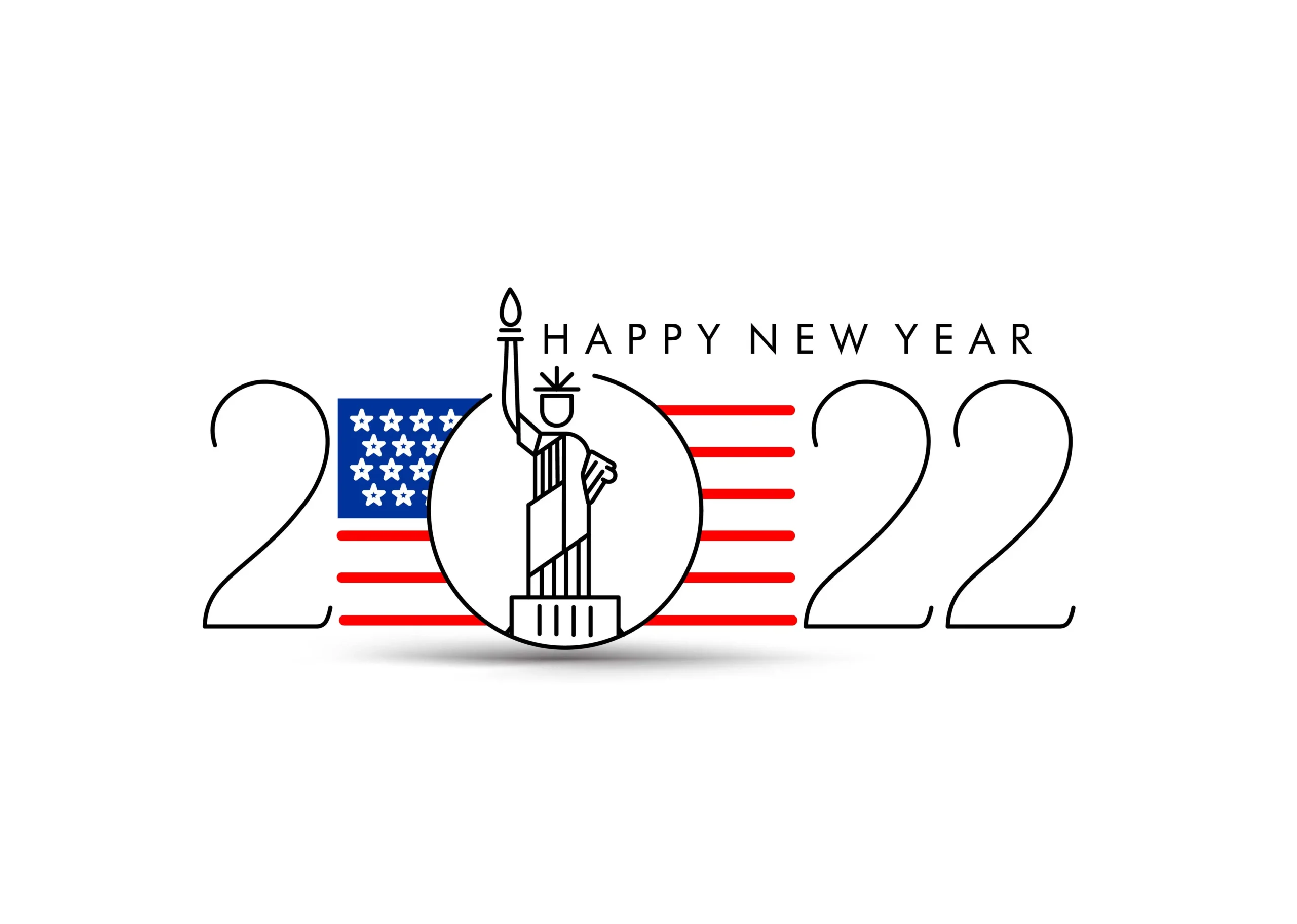 Hari tahun baru menjadi hari libur besar di Amerika Serikat