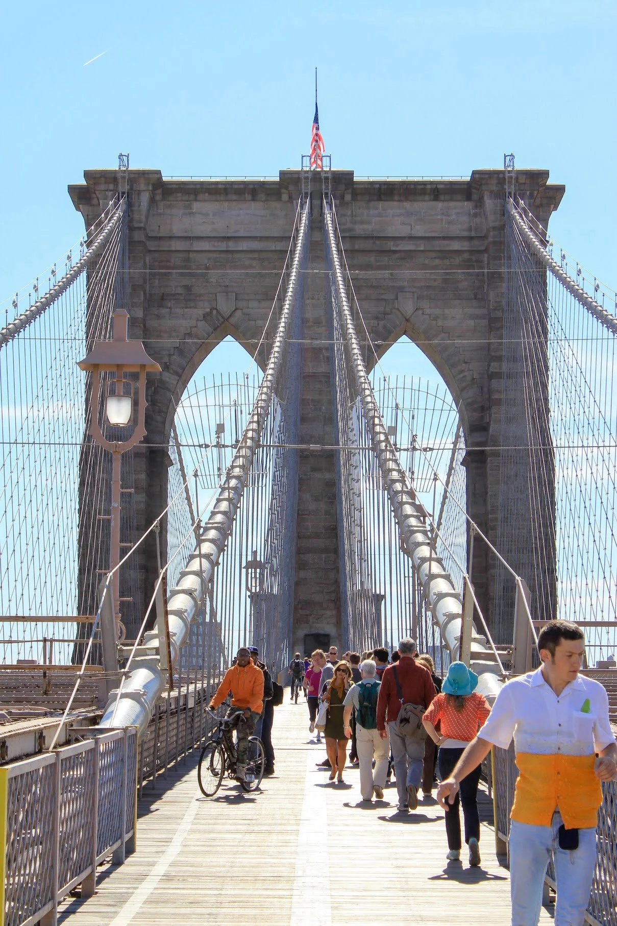 Architecture photography example of Brooklyn Bridge