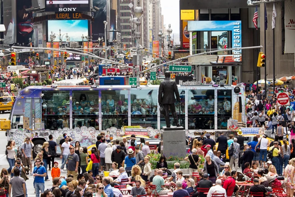Ambiance of Times Square